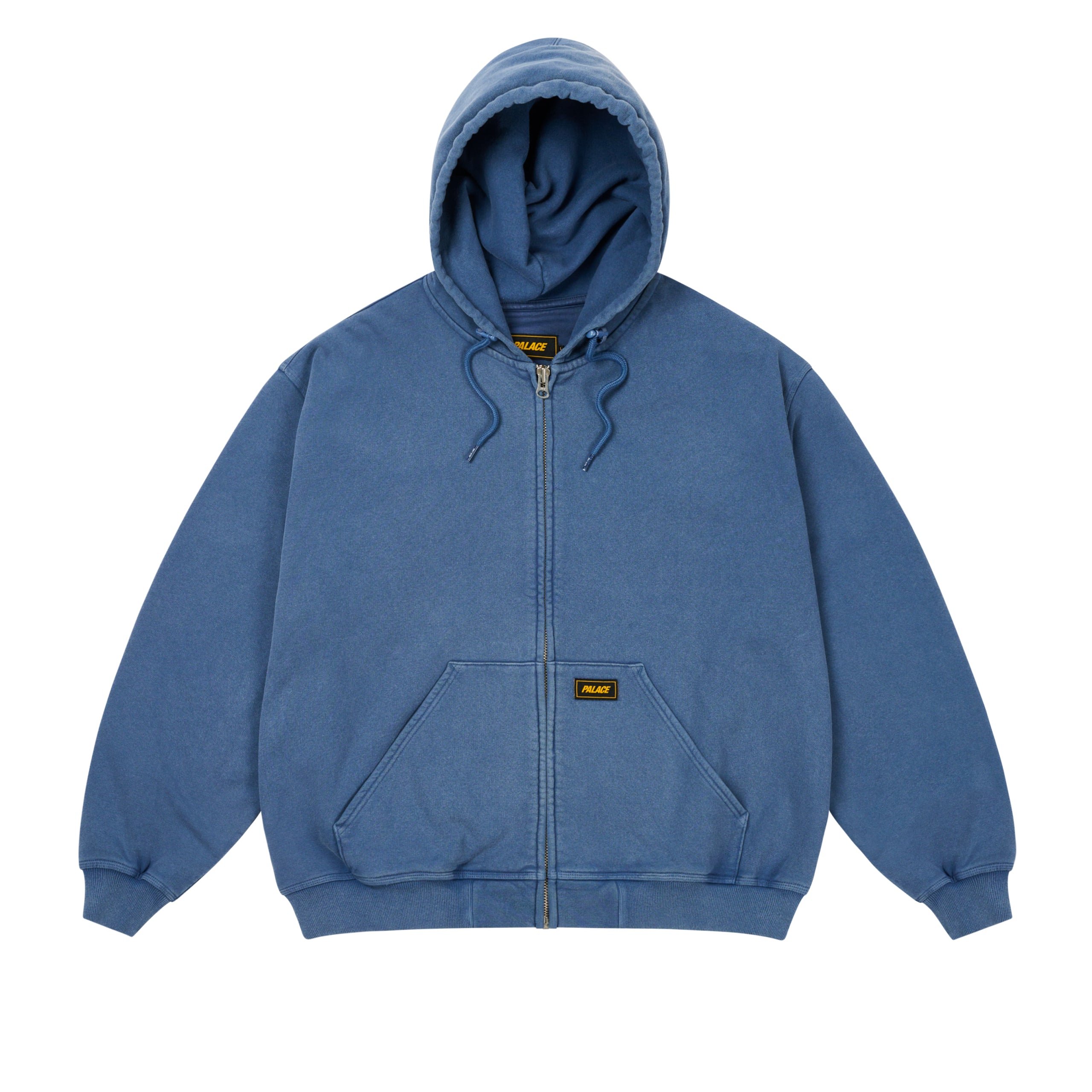 TRIPLE STITCH ZIP HOOD PIGMENT NAVY