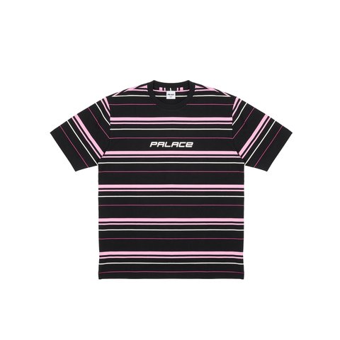 Palace MULTI STRIPER T-SHIRT BLACK - $78.00