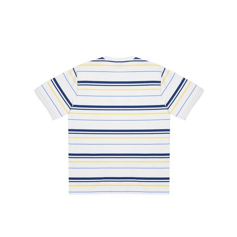 Palace MULTI STRIPER T-SHIRT WHITE - Colorway