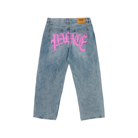 Palace EL SCRIPT P90 BAGGY JEAN STONE WASH - €188.00