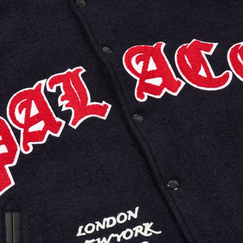 Palace HOODED VARSITY JACKET NAVY - Colorway