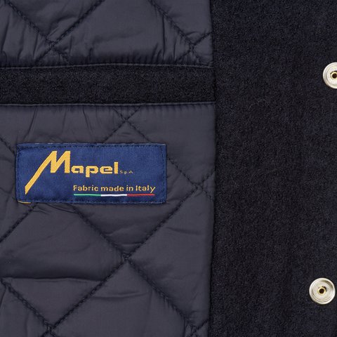 Palace HOODED VARSITY JACKET NAVY - Colorway