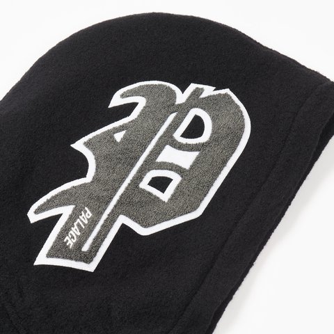Palace HOODED VARSITY JACKET BLACK - Colorway