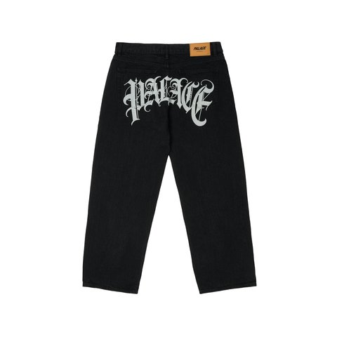 Palace EL SCRIPT P90 BAGGY JEAN BLACK - €188.00