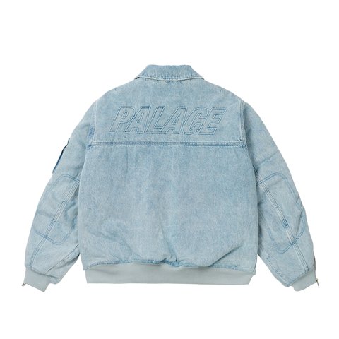 Palace ZIPPED MA-1 BOMBER JACKET STONE WASH - Colorway