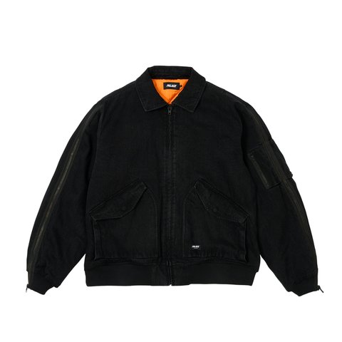 Palace ZIPPED MA-1 BOMBER JACKET BLACK - Colorway