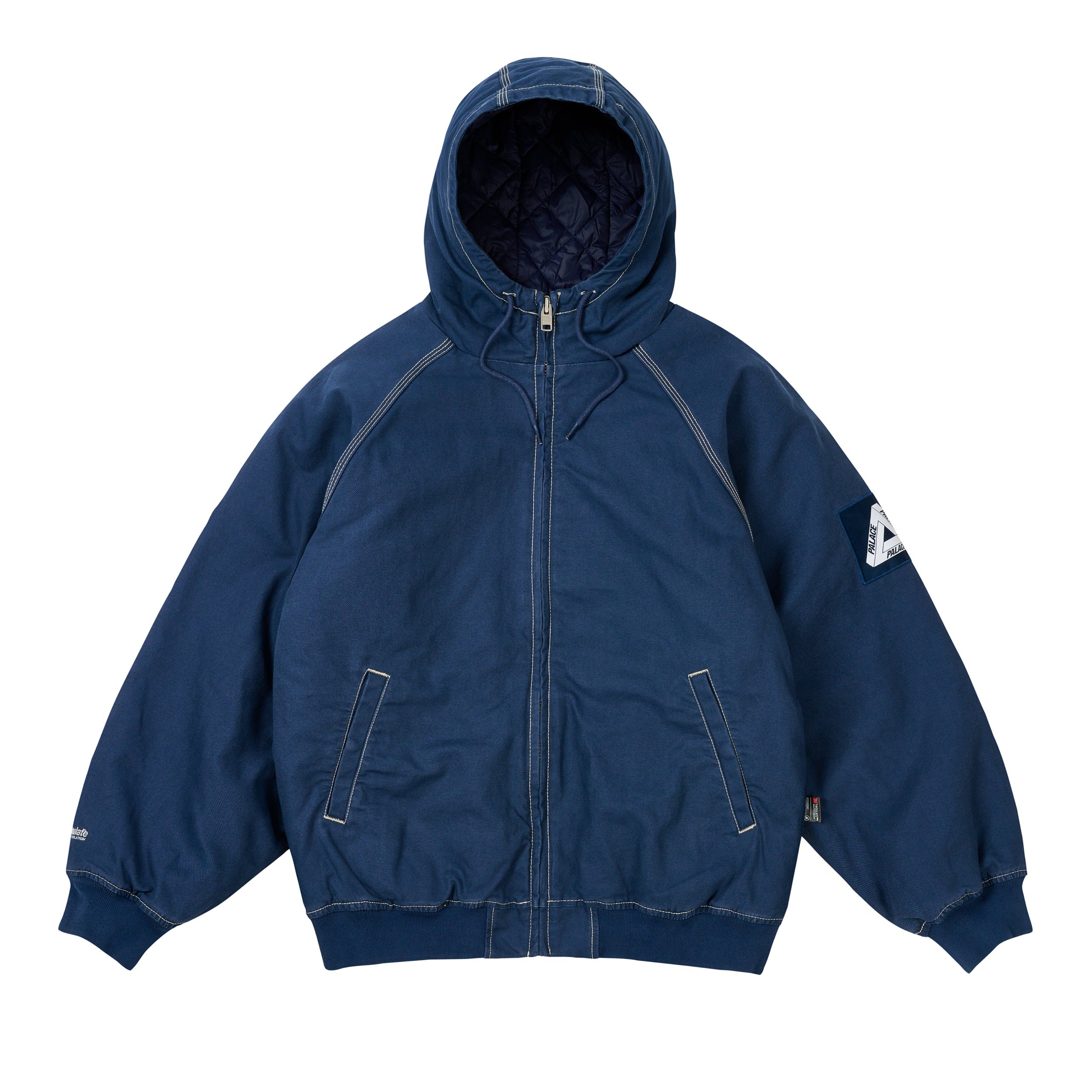 10 OZ HOODED JACKET NAVY