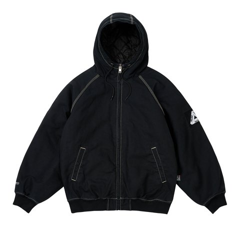 Palace 10 OZ HOODED JACKET BLACK - $388.00