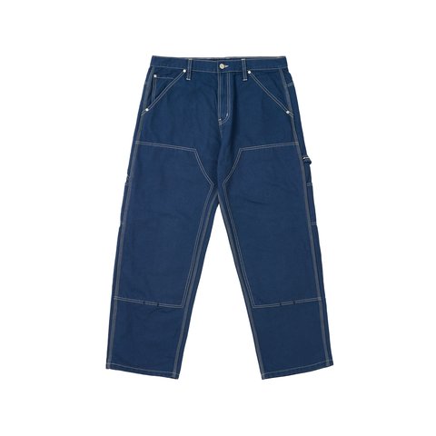 Palace 10 OZ DOUBLE KNEE PANT NAVY - $188.00