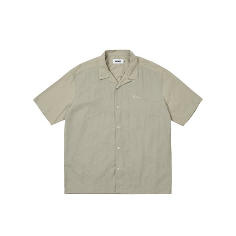 Palace DOUBLE FACED SHIRT CONCRETE GREY - $158.00