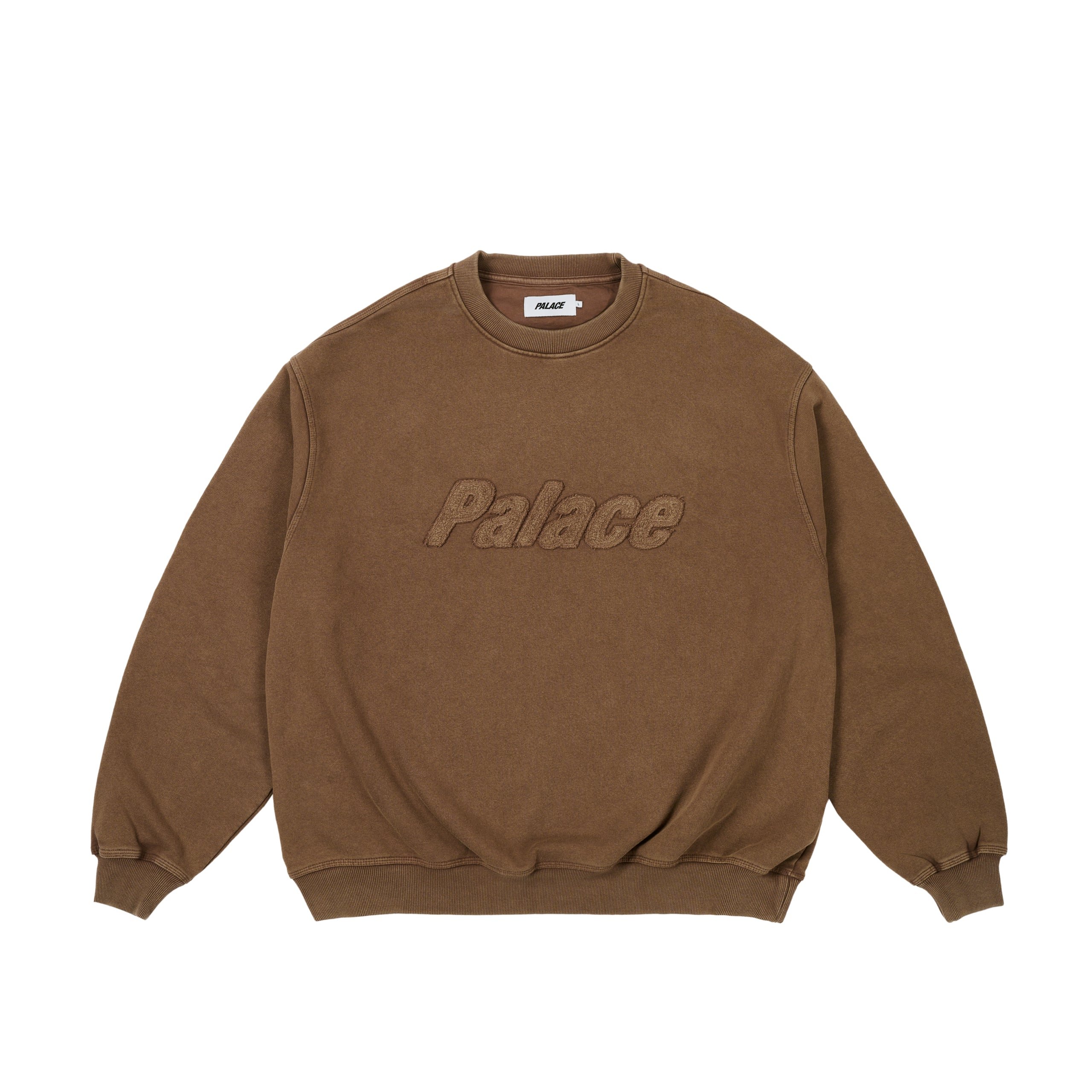TRIPLE STITCH CREW PIGMENT BROWN