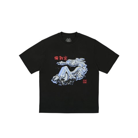 Palace GREAT WALL OF TRI-NA T-SHIRT BLACK - $48.00