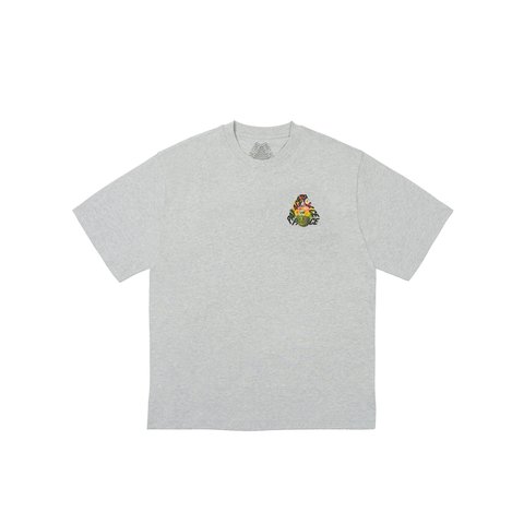 Palace P-3 PUNCH T-SHIRT GREY MARL - Colorway