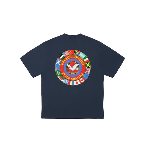 Palace PALACE NATIONS T-SHIRT NAVY - $48.00