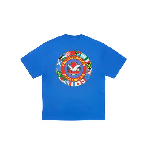 Palace PALACE NATIONS T-SHIRT BLUE BERRY - $48.00