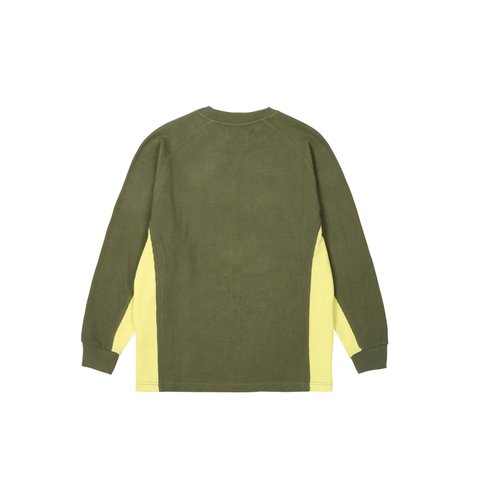Palace RIB JERSEY LONGSLEEVE THE DEEP GREEN - Colorway