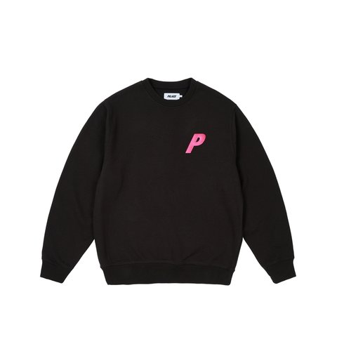 Palace P3 GLITTER CREW BLACK - Colorway