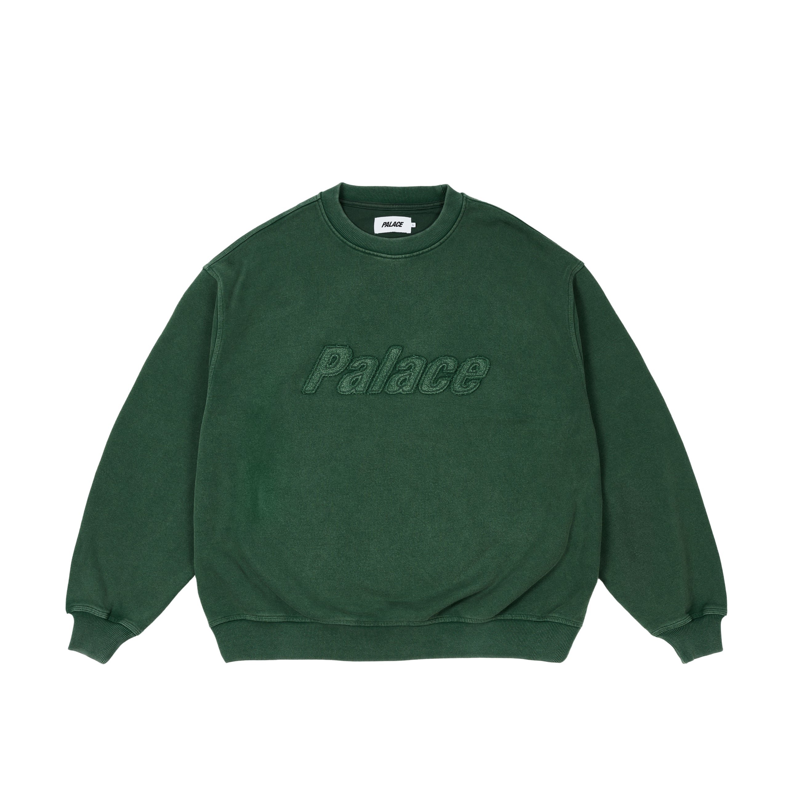 TRIPLE STITCH CREW PIGMENT GREEN