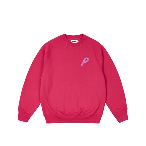 Palace P3 GLITTER CREW BERRY RED - Colorway