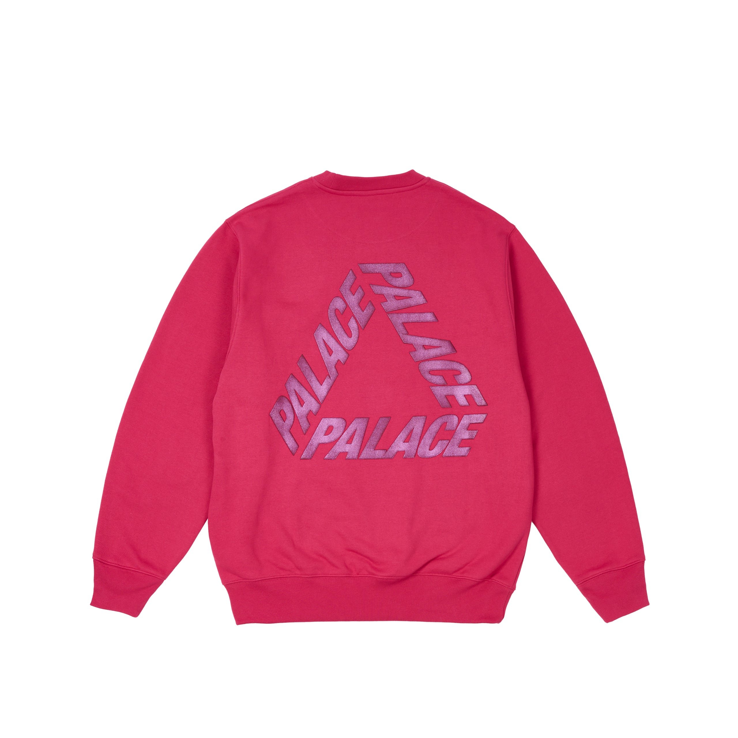 P3 GLITTER CREW BERRY RED