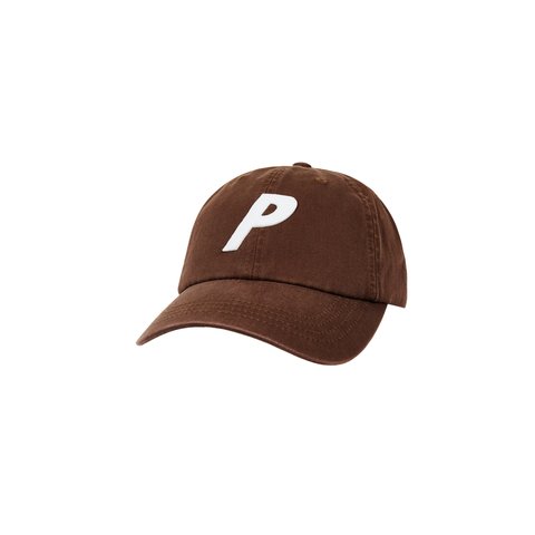 Palace P 6-PANEL CAKED BROWN - $48.00
