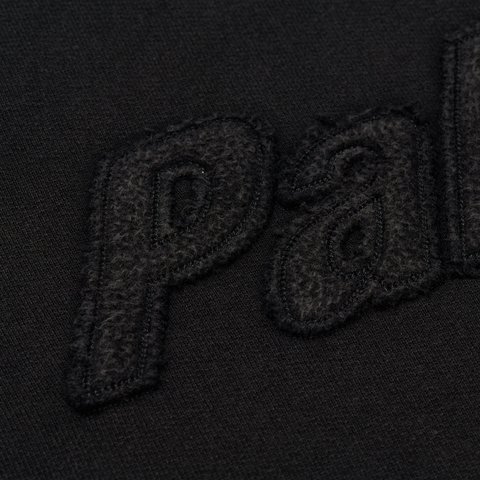 Palace TRIPLE STITCH CREW PIGMENT BLACK - Colorway
