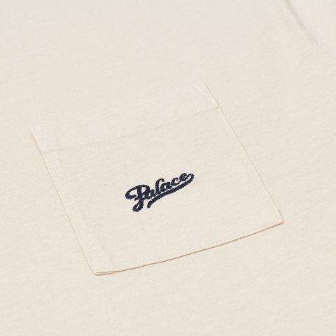 Palace EASY POCKET T-SHIRT OFF WHITE - Colorway
