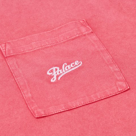 Palace EASY POCKET T-SHIRT BERRY RED - Colorway