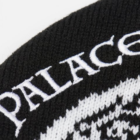 Palace CELTIC NEIN CUFF BEANIE BLACK - Colorway