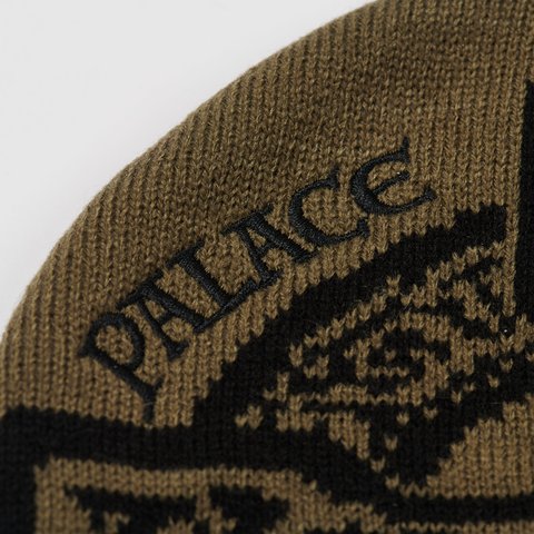 Palace CELTIC NEIN CUFF BEANIE THE DEEP GREEN - Colorway