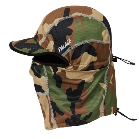 Palace PALTECH PEAK BALACLAVA WOODLAND CAMO - Colorway