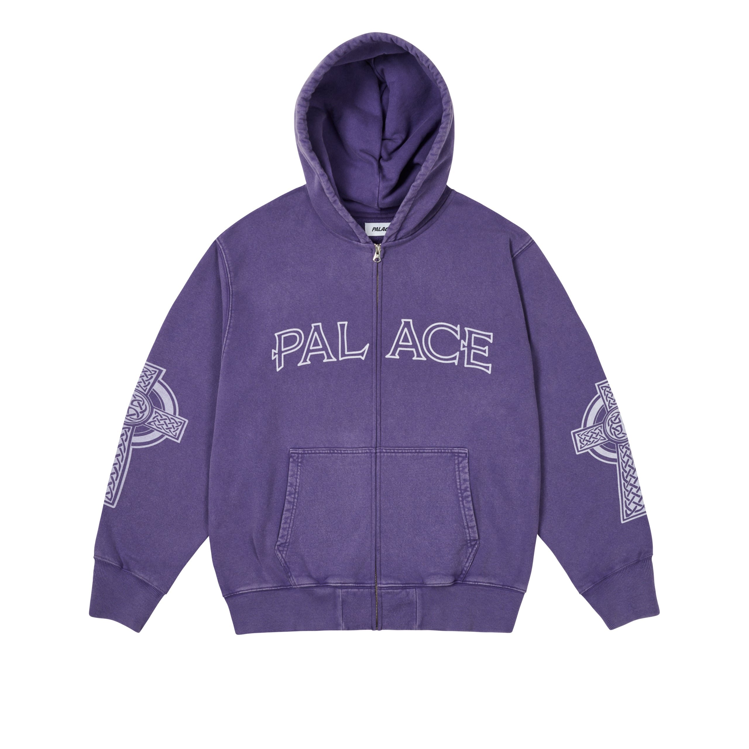 CELTIC ZIP HOOD PURP
