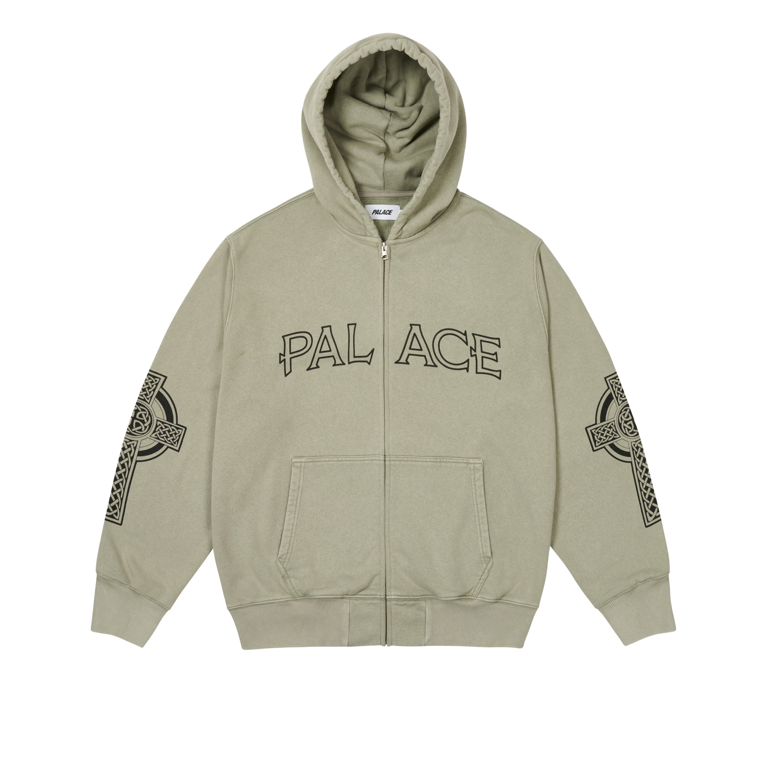 CELTIC ZIP HOOD SAGE