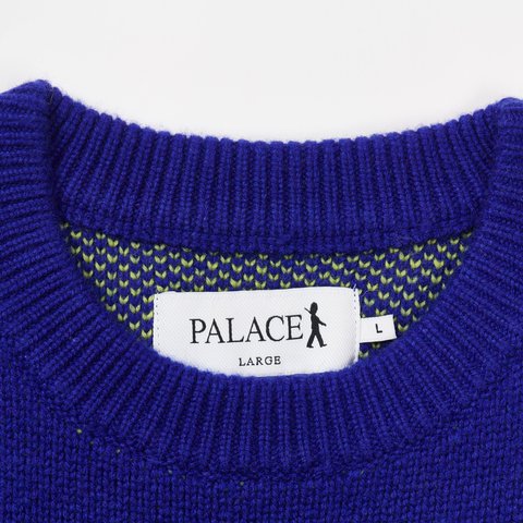 Palace PALACE GUARD KNIT ROYAL BLUE - Colorway