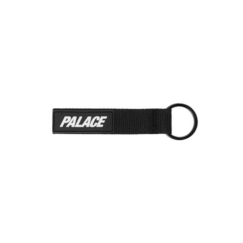 Palace WEBBING KEYRING BLACK - $12.00