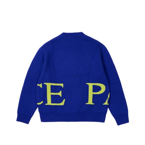 Palace PALACE GUARD KNIT ROYAL BLUE - Colorway