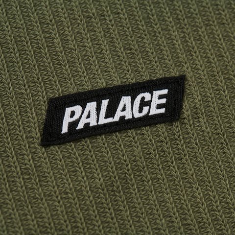 Palace RIB JERSEY LONGSLEEVE THE DEEP GREEN - Colorway