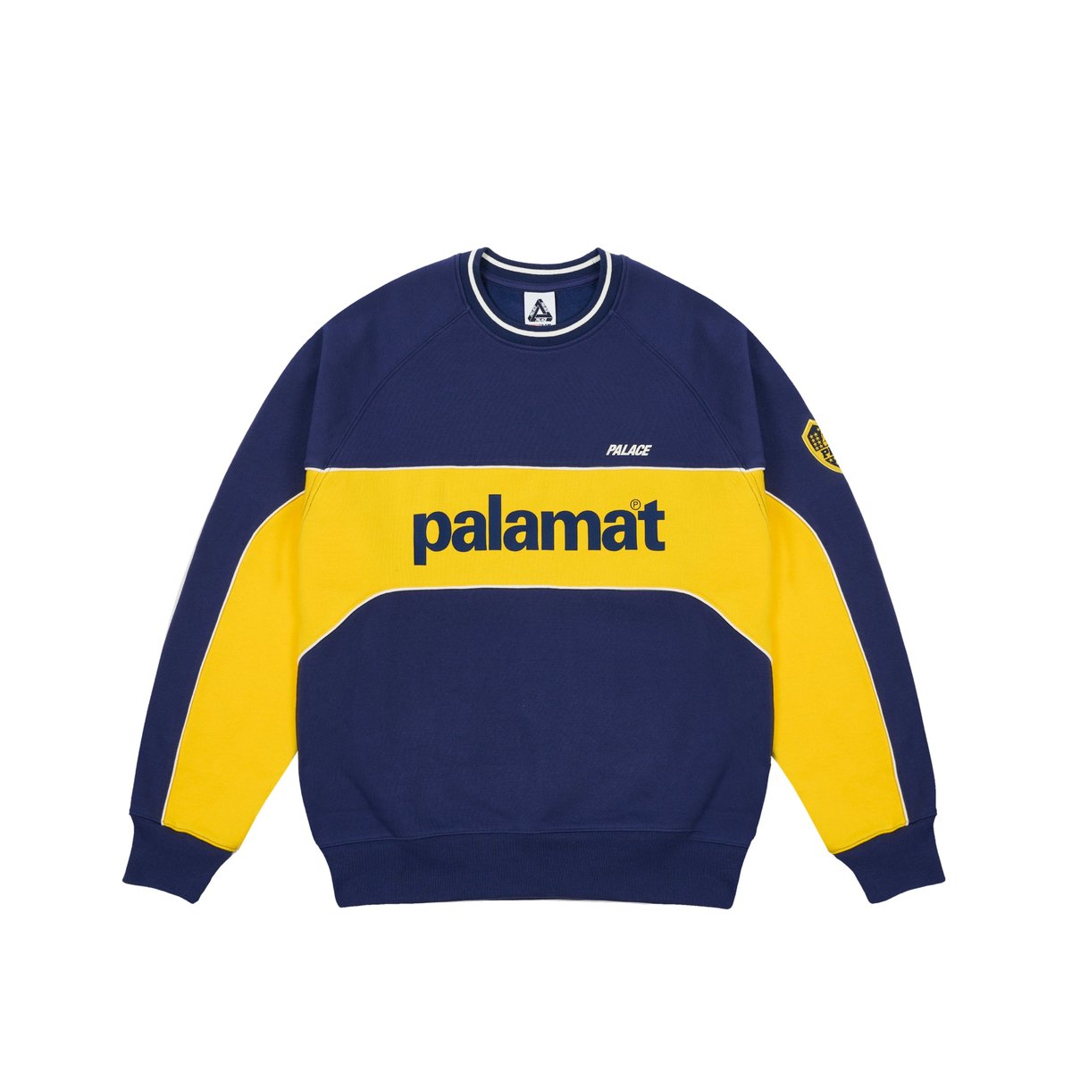 Palace PALAMAT CREW NAVY / YELLOW (Autumn 2024) - $158.00