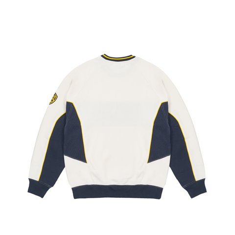 Palace PALAMAT CREW WHITE / NAVY - Colorway