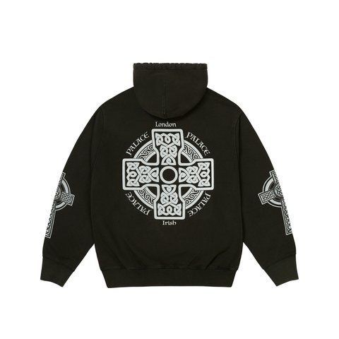 Palace CELTIC ZIP HOOD BLACK - Colorway