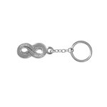 CHAIN LINK KEYRING SILVER