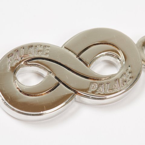 Palace CHAIN LINK KEYRING SILVER - Colorway