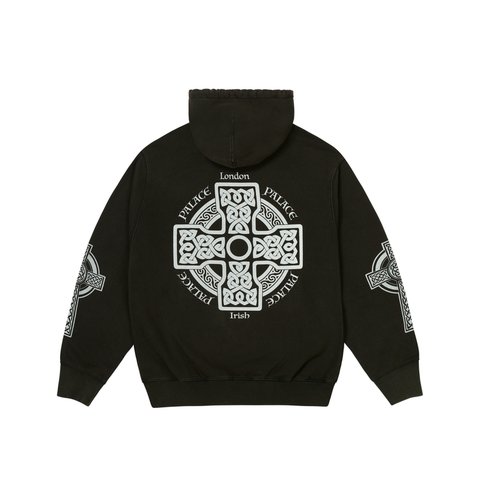 Palace CELTIC ZIP HOOD BLACK - Colorway