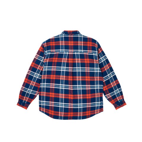 Palace CHECK SHIRT BURNT ORANGE - Colorway