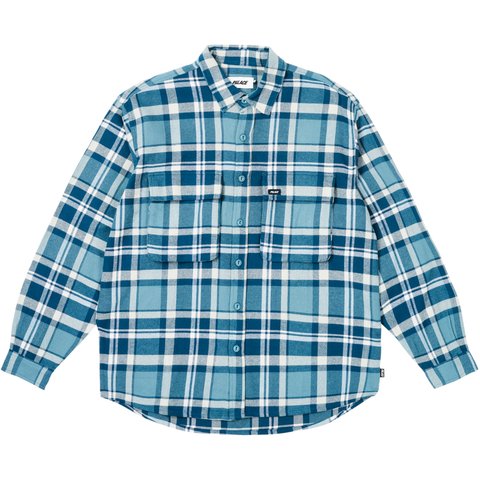 CHECK SHIRT NAVY