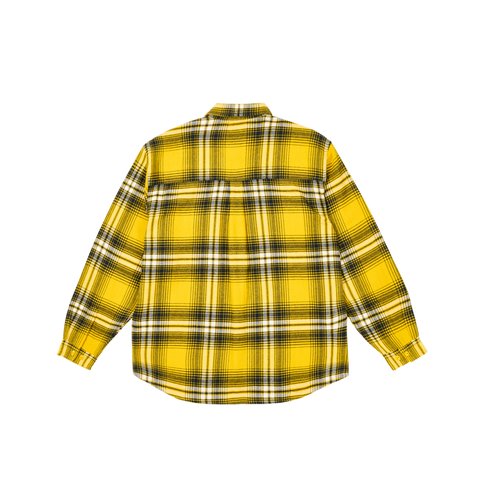 Palace CHECK SHIRT NECTAR YELLOW - Colorway