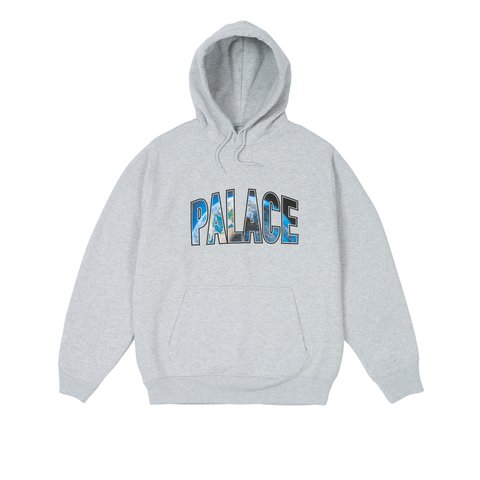 Palace EARTHY HOOD GREY MARL - Colorway