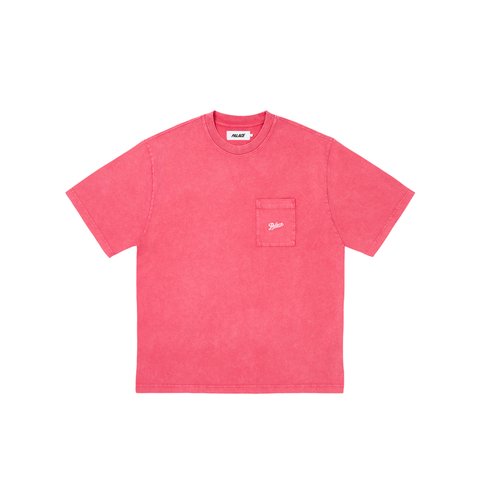 Palace EASY POCKET T-SHIRT BERRY RED - Colorway