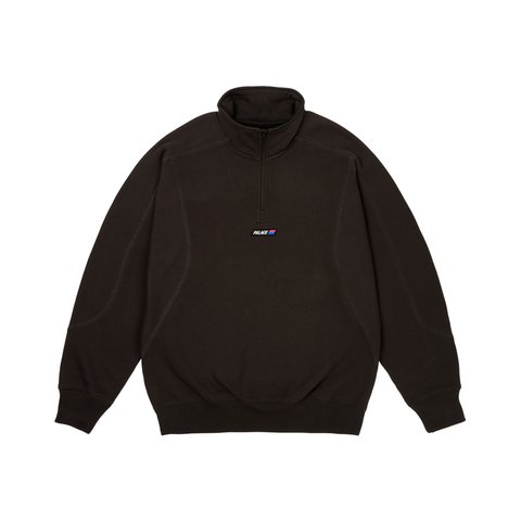 Palace FERGHAUS 1/4 ZIP BLACK - Colorway