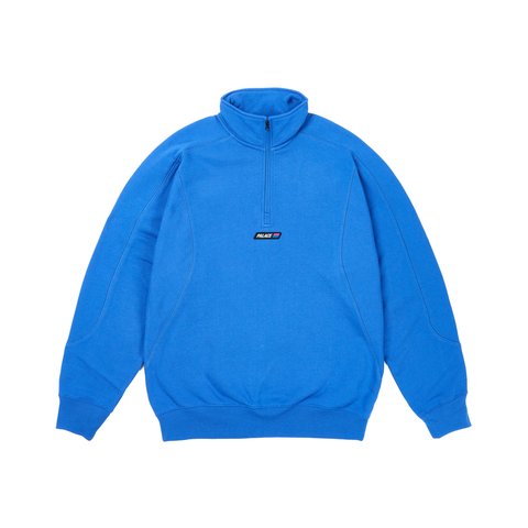 Palace FERGHAUS 1/4 ZIP BLUE BERRY - Colorway